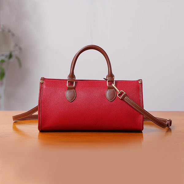 Womens Genuine Leather Handbags Crossbody Bags Purses for Women cowhide