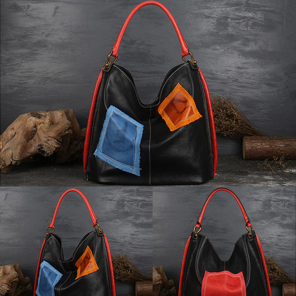 Womens Genuine Leather Hobo Handbags Tote Bags Purses for Women cool