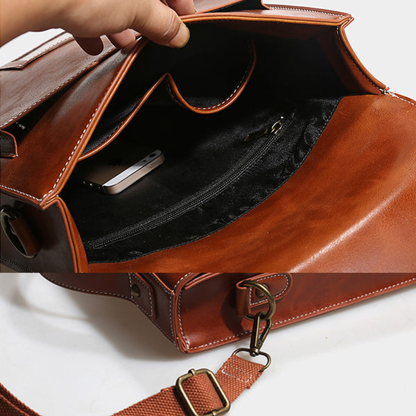 Womens Leather Backpack Purse Crossbody Laptop Messenger Bag Book Bags for Women Inside