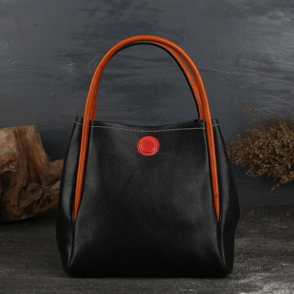 Womens Leather Bucket Bag Purse Leather Tote Handbags for Women beautiful