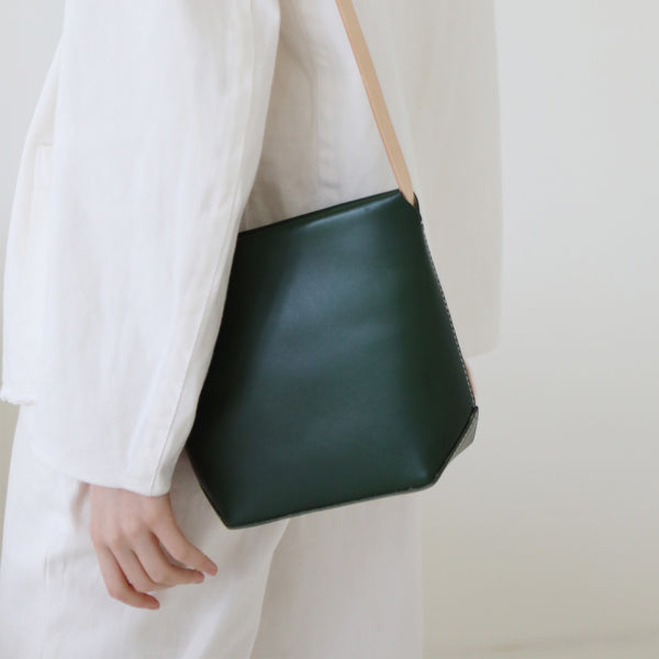 Womens Leather Crossbody Bags Green