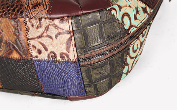 Womens Leather Crossbody Boho Bag Leather Handbags For Women Details