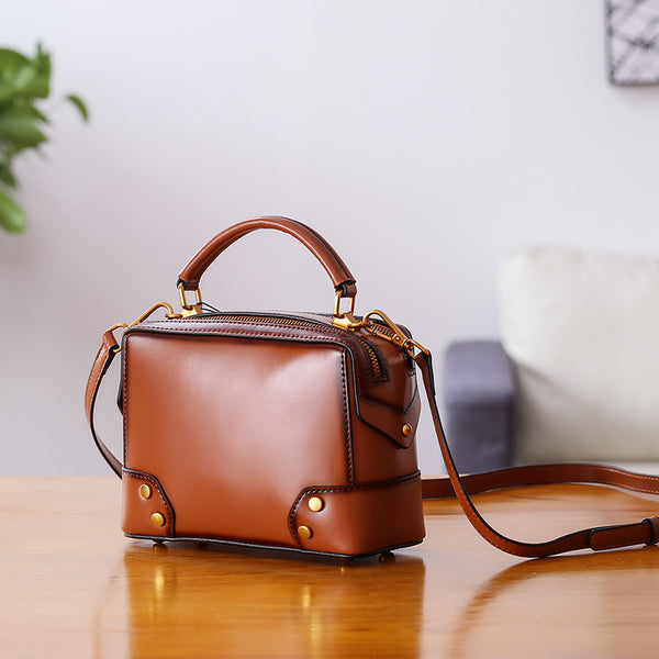 Womens Leather Cube Bag Crossbody Bags Shoulder Bag Purses for Women best