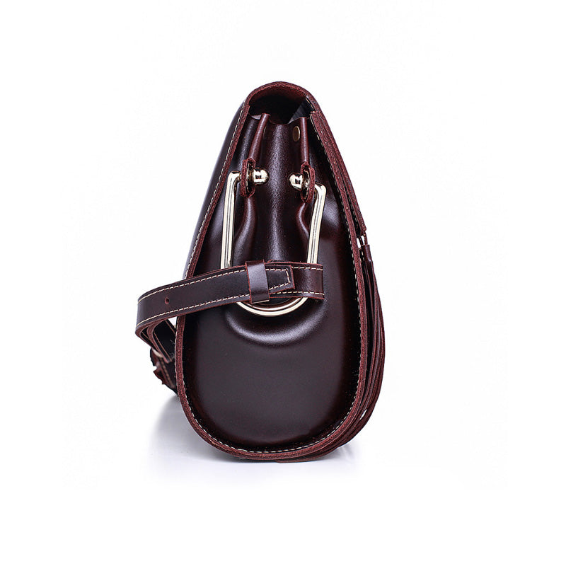Western Genuine Leather Fringe Crossbody Bag Leather Fringe -  UK