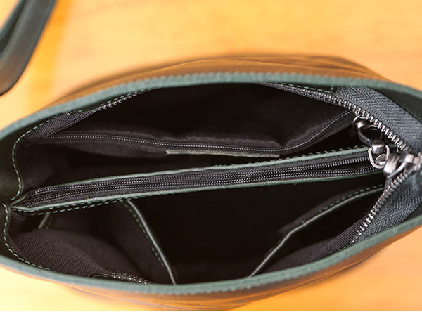 Womens Leather Tassels Bucket Bag Crossbody Bags Purse Shoulder Bag mini