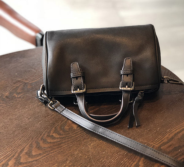 Womens Leather Trending Handbags Boston Bag Cross Shoulder Bag For Women Cool