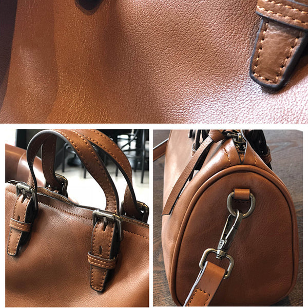 Womens Leather Trending Handbags Boston Bag Cross Shoulder Bag For Women Details