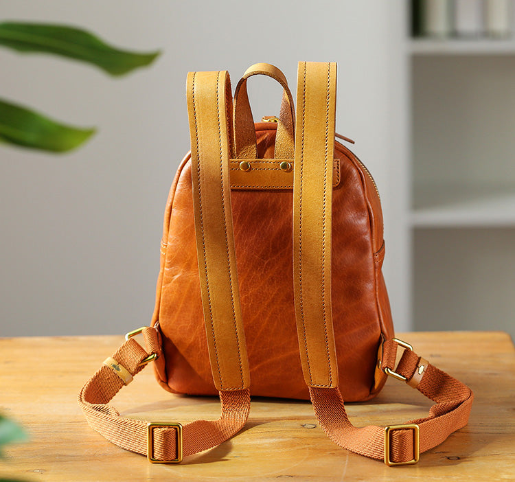 The Cinque Terra Straw Backpack (Dark Brown Straps) – Sea Marie Designs