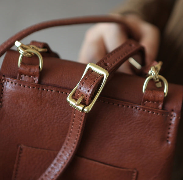 Womens Mini Crossbody Phone Bags Brown Shoulder Bag Vintage