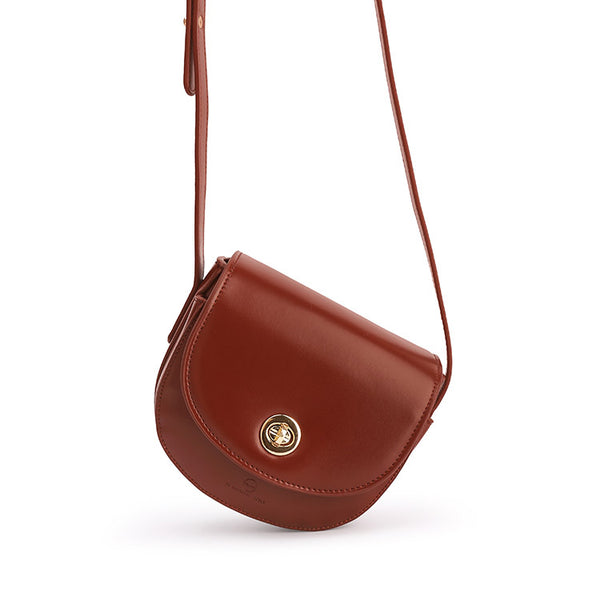 Womens Red Leather Crossbody Bags Small Crossbody Purse for Women shoulder bag Details