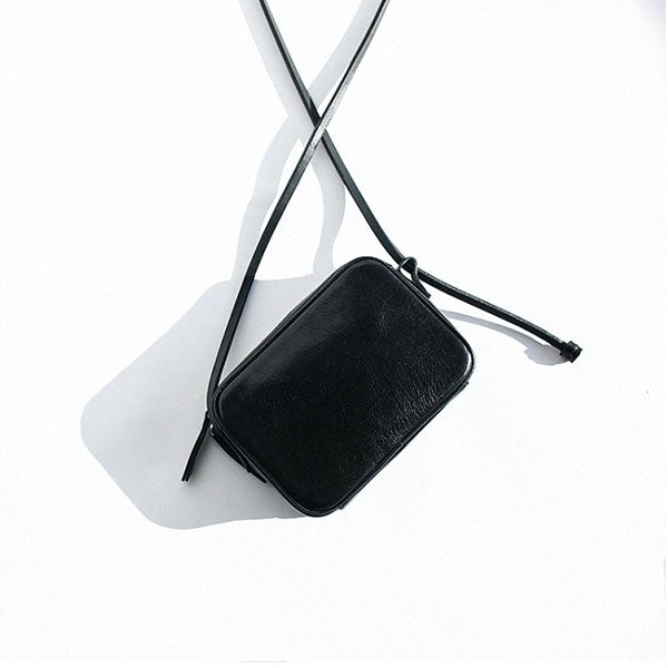 Womens Small Leather Crossbody Bags Leather Shoulder bag for Women Minimalism