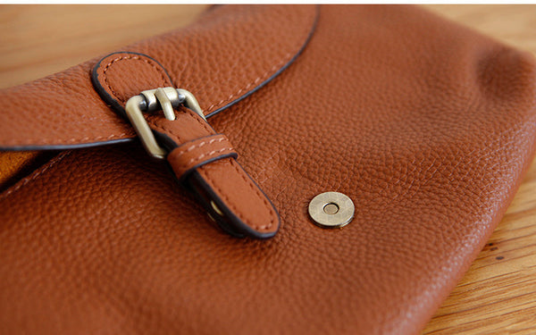Womens Small Leather Shoulder Bag Yellow Crossbody Bag Designer