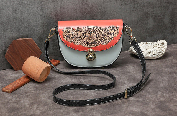 Womens Small Over The Shoulder Purse Genuine Leather Crossbody Bags Beautiful