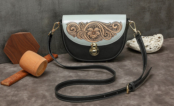 Womens Small Over The Shoulder Purse Genuine Leather Crossbody Bags Designer