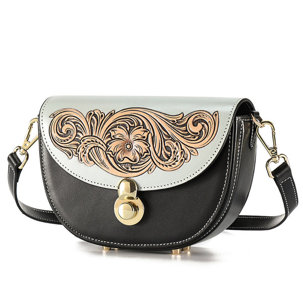 Womens Small Over The Shoulder Purse Genuine Leather Crossbody Bags
