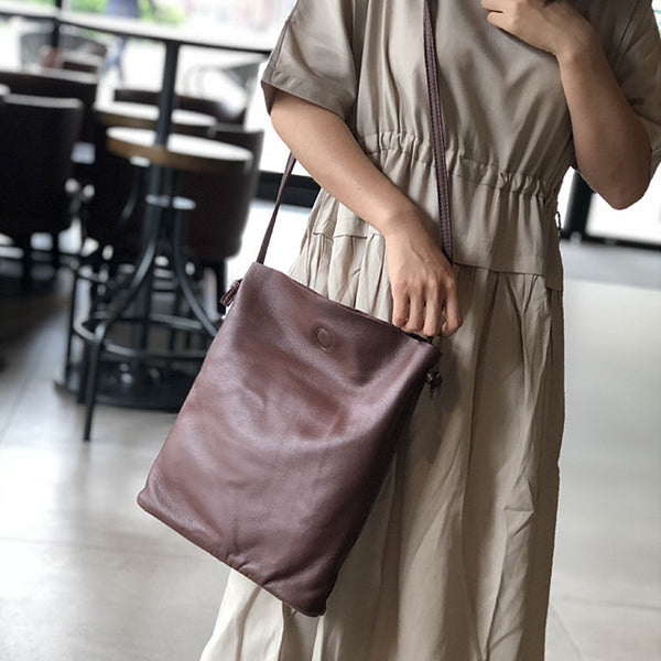 Womens Soft Leather Crossbody Tote Ladies Shoulder Bag Designer