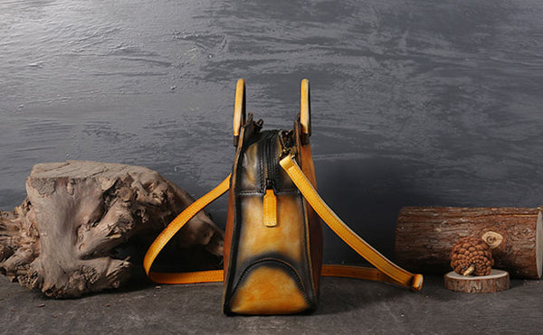 Womens Vintage Genuine Leather Crossbody Bag Purse Handbags For Women Cool