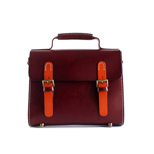 Womens Vintage Leather Satchel Bag Handbags Crossbody Bags for Women