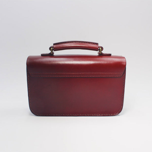 Womens Vintage Leather Satchel Bag Leather Crossbody Bags Handbags Designer
