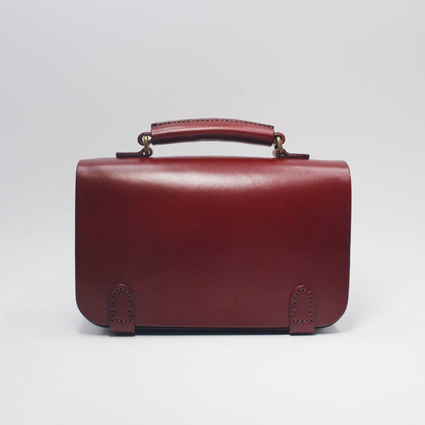 Womens Vintage Leather Satchel Bag Leather Crossbody Bags Handbags Details