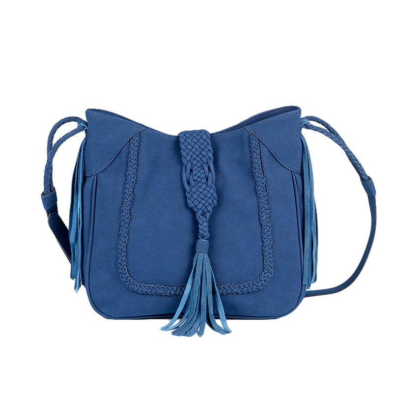 Suede Cross Body Bag | Suede Handbags - Qisabags