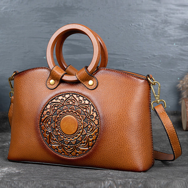 Womens Western Leather Crossbody Purse Shoulder Handbags For Women Boutique