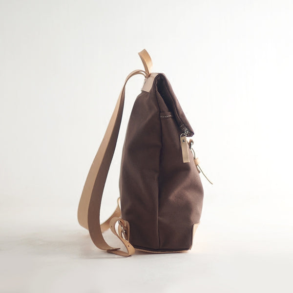 Womens leather rucksack backpack bags ladies canvas leather backpack Purse beautiful