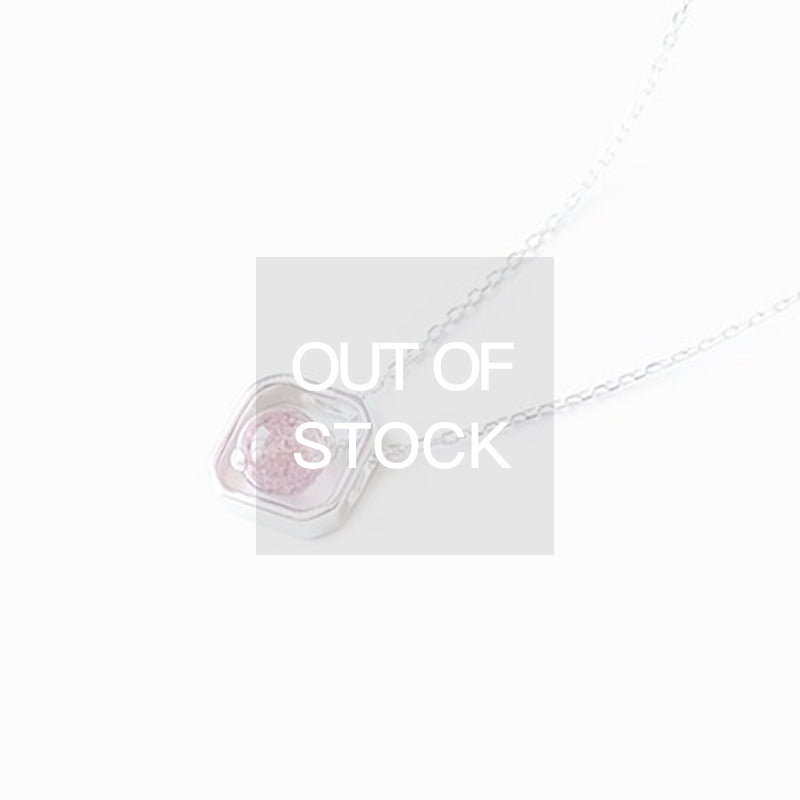 Strawberry Quartz Crystal Pendant Necklace Sterling Silver Jewelry For Women