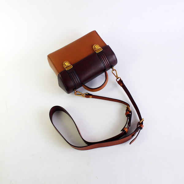 vintage Handmade Leather Crossbody Shoulder Bags Case Purses Accessories Gifts Women brown