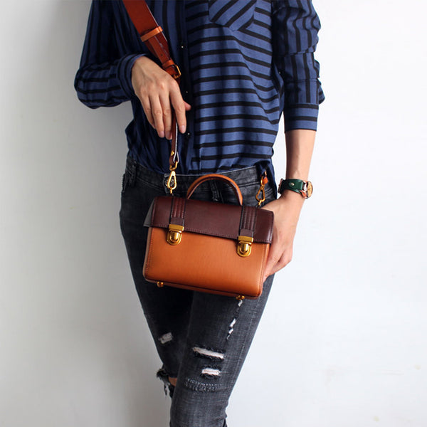 vintage Handmade Leather Crossbody Shoulder Bags Case Purses Accessories Gifts Women loverly bag