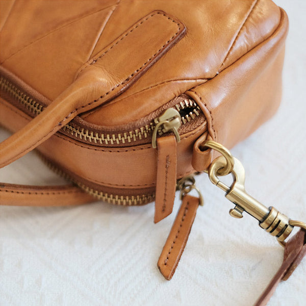 Womens Cute Small Leather Crossbody Purse Top Handle Handbag Gift